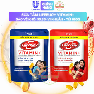 Sữa Tắm Lifebuoy Bảo Vệ Khỏi Vi Khuẩn - Túi 800G