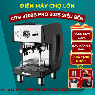 [ Hỏa Tốc] TP.HCM  Máy Pha Cà Phê CRM 3200B Pro Nâng Cấp Máy Pha Cafe 3200B Pro