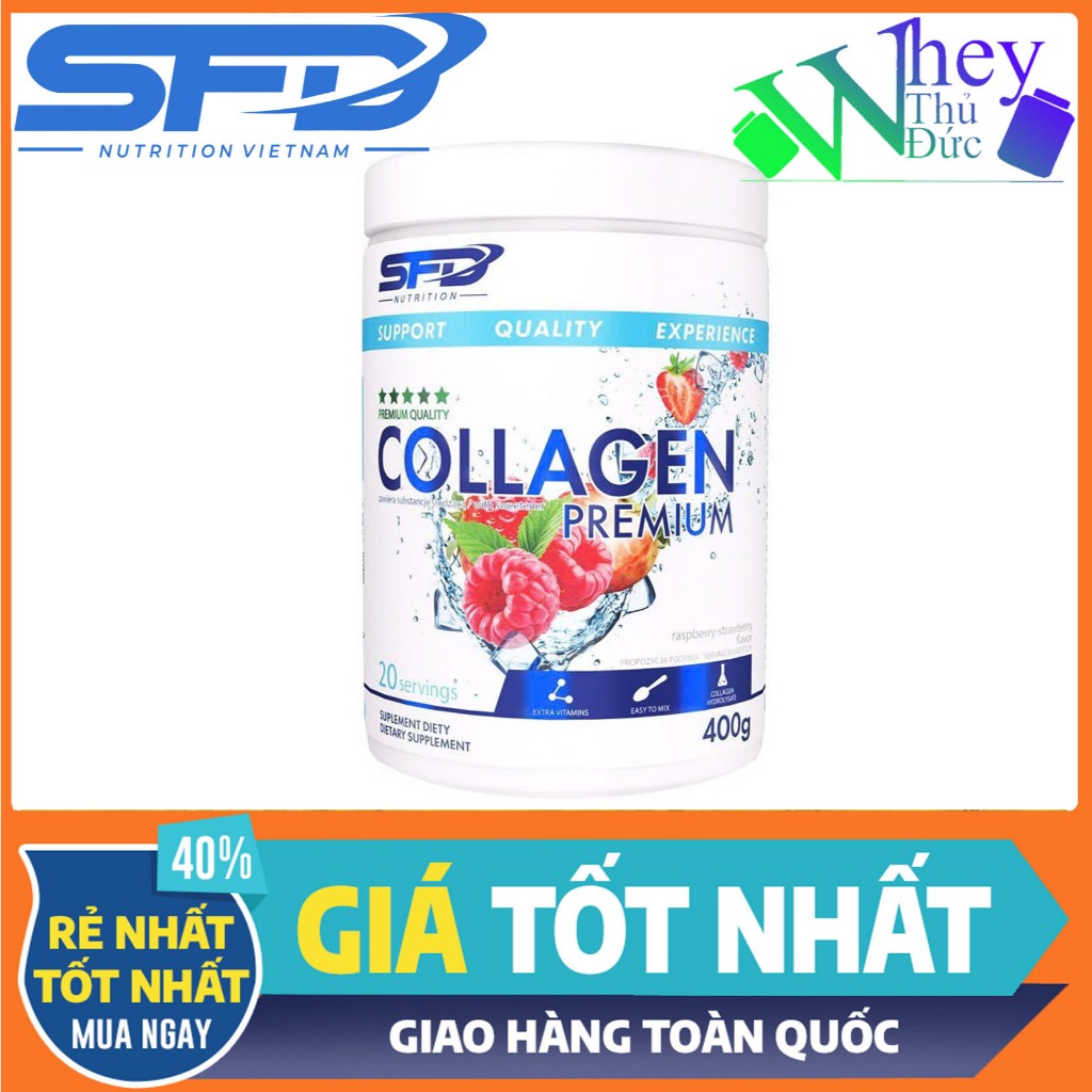[20 Servings] Collagen Premium SFD – Bổ Sung Collagen Chất Lượng Cao, Dễ Hấp Thu
