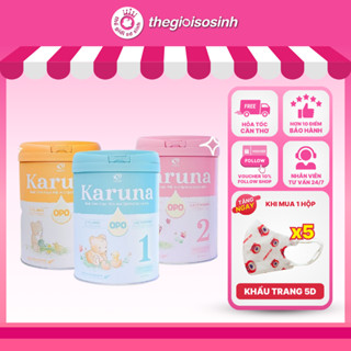 [CHÍNH HÃNG] Sữa Karuna Infant Formula Dinh Dưỡng Phát Triển Toàn Diện Bổ Sung Opo Probiotics Chất Xơ Số 1 2 3 800gr