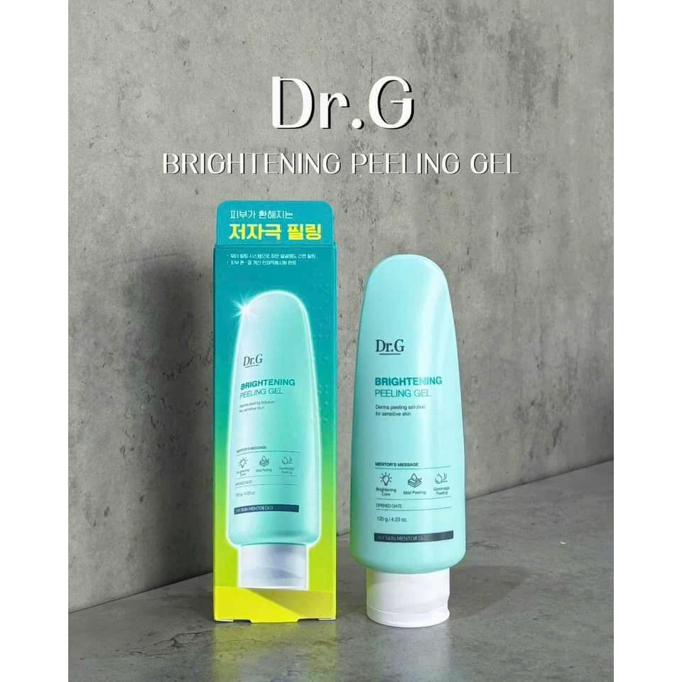 (Nhập khẩu) Tẩy da chết DR.G chính hãng 120ml, Gel tẩy tế bào chết hỗ trợ sáng da mờ thâm