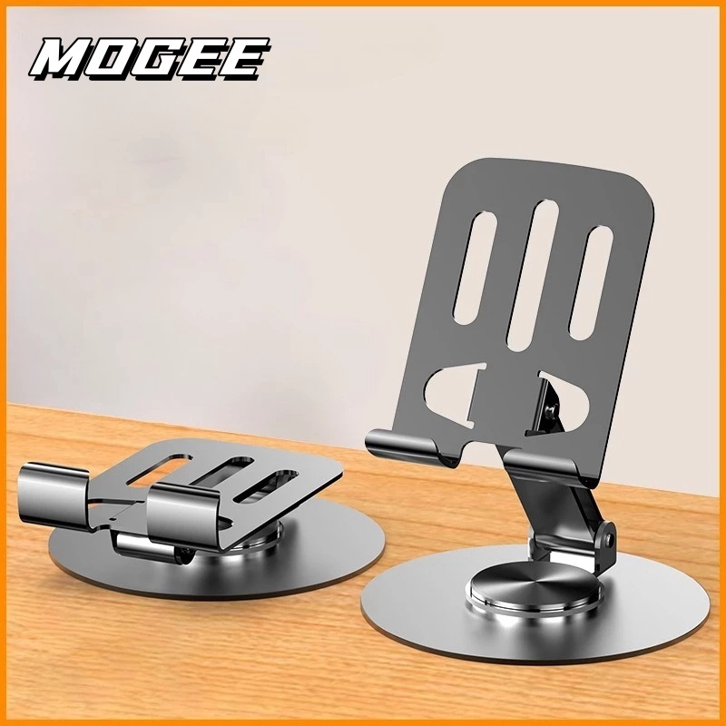 Giá đỡ điện thoại di động người lười bằng kim loại 360 ° Xoay gấp di động Máy tính để bàn đa chức năng Ảnh trực tiếp Hỗ | BigBuy360 - bigbuy360.vn