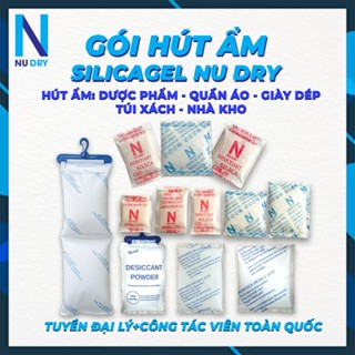 Gói Hút Ẩm Silicagel NUDRY dùng chống ẩm mốc, khử mùi dùng cho thực phẩm quần áo đóng túi 1kg