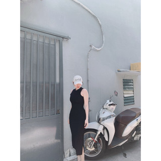 Đầm body gân xẻ tà ( Hoả tốc HCM )