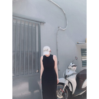 Đầm body gân xẻ tà ( Hoả tốc HCM )