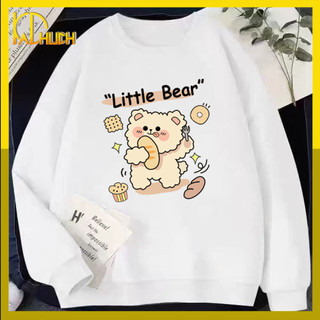  ÁO SWEATER NỈ IN LITTLE BEAR  SIZE 40-70kg NAM NỮ ĐỀU MẶC ĐƯỢC 