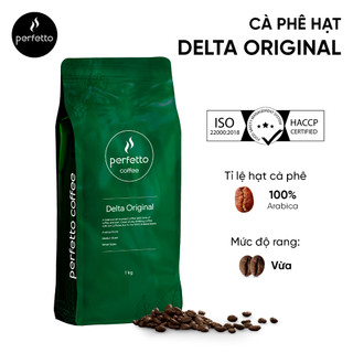 [Perfetto Coffee] Cà phê hạt Delta Original 100% Arabica 1000g