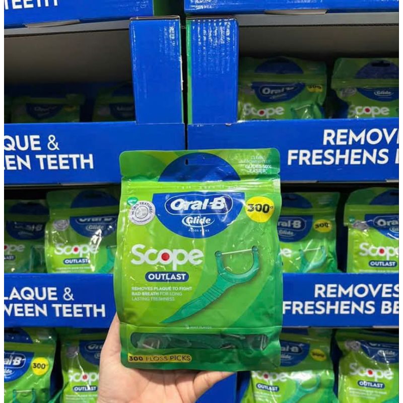 Tăm chỉ nha khoa Oral B Glide Scope Outlast chính hãng (săn sale costco Mỹ)