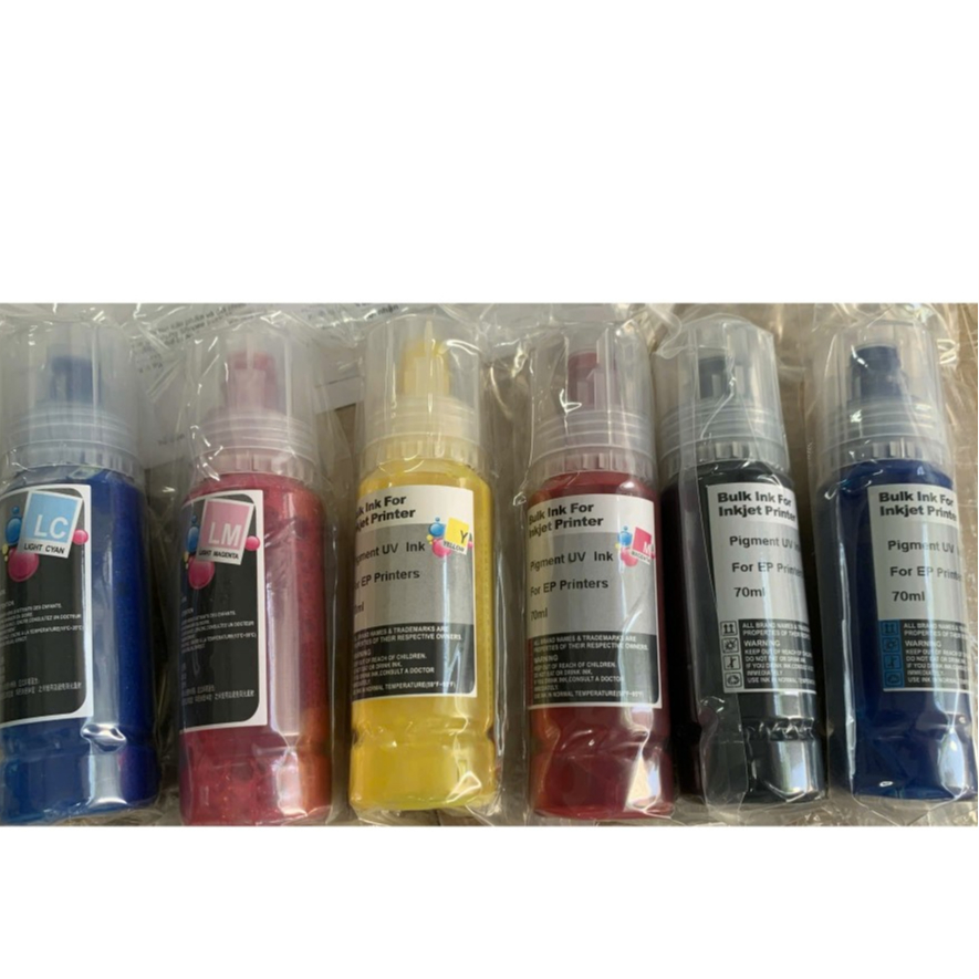 Mực Dầu Pigment UV Vòi Châm Mực Thông Minh-dùng cho L1210,L3210, L8050, L18050.L121/L3110/L805 /L325