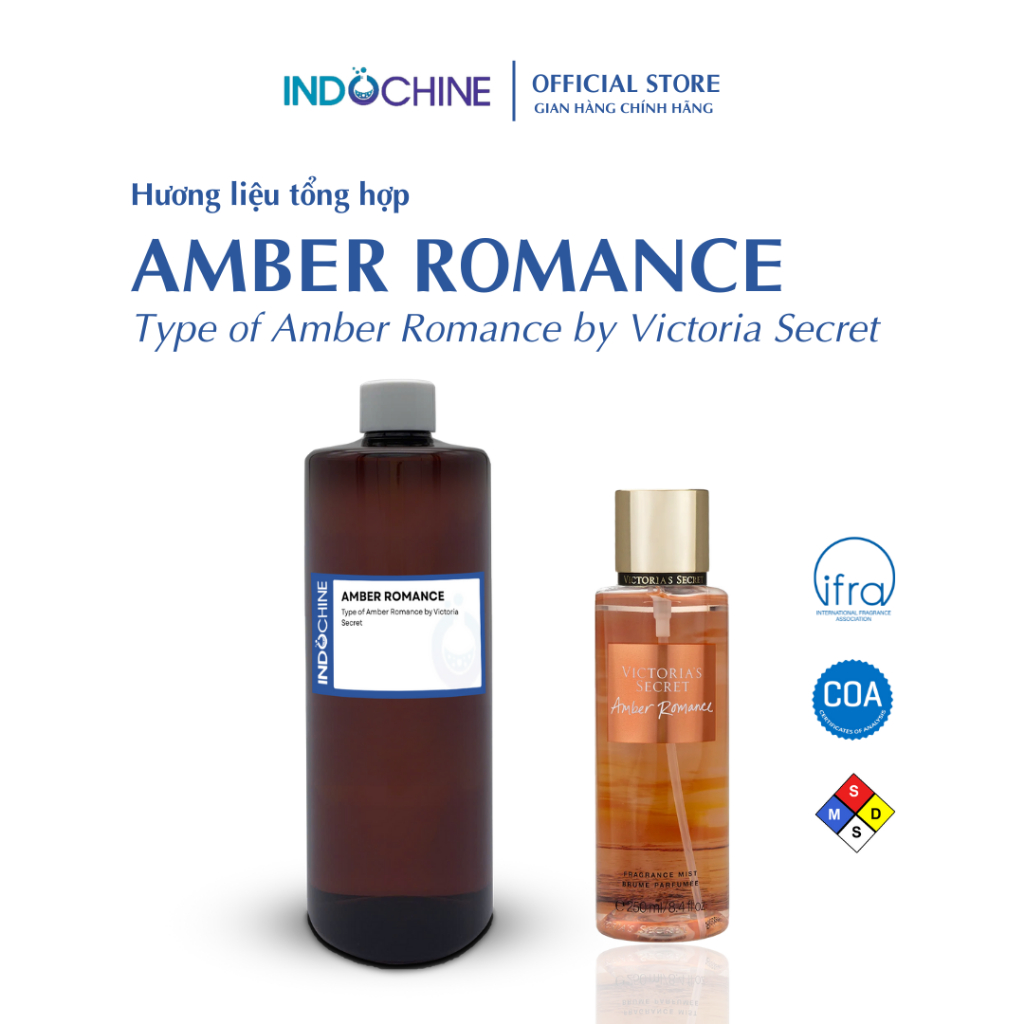 Hương liệu nước hoa AMBER ROMANCE - Type of Amber Romance 100ml, 500ml