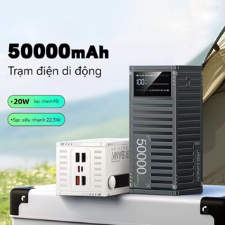 Pin Sạc Dự Phòng 50000mAh PD66W - Thiết Kế Container Độc Đáo, Sạc Nhanh 5 Thiết Bị Cùng Lúc, Cổng USB-C/Type-C