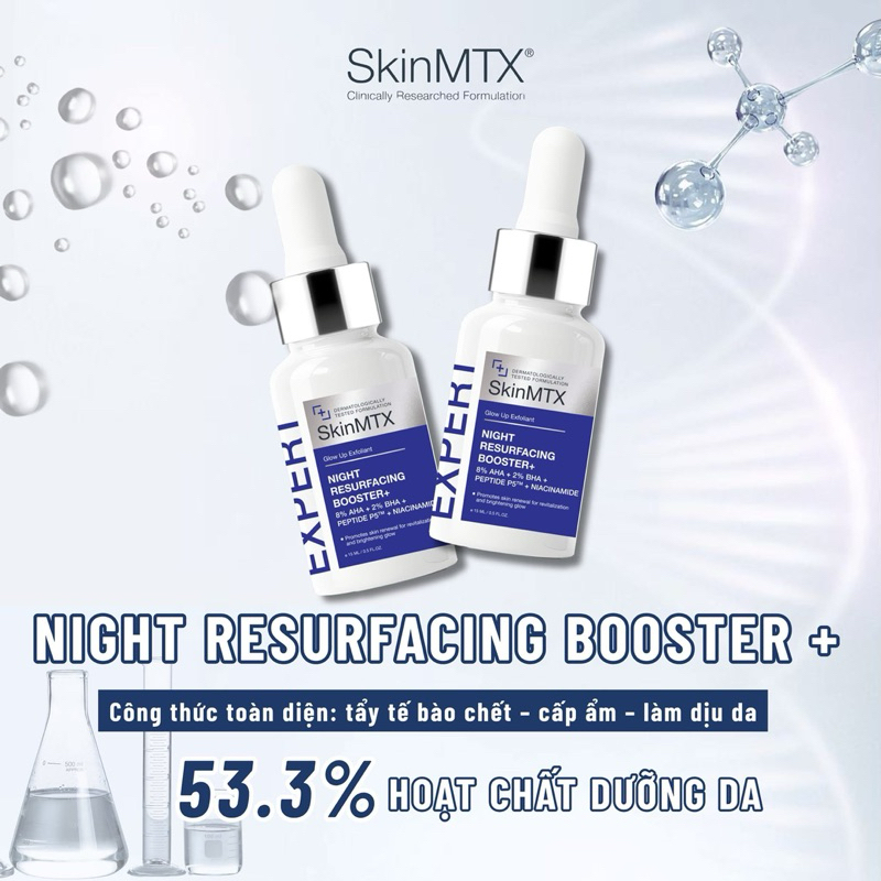 Tinh Chất SkinMTX 8% AHA+2% BHA