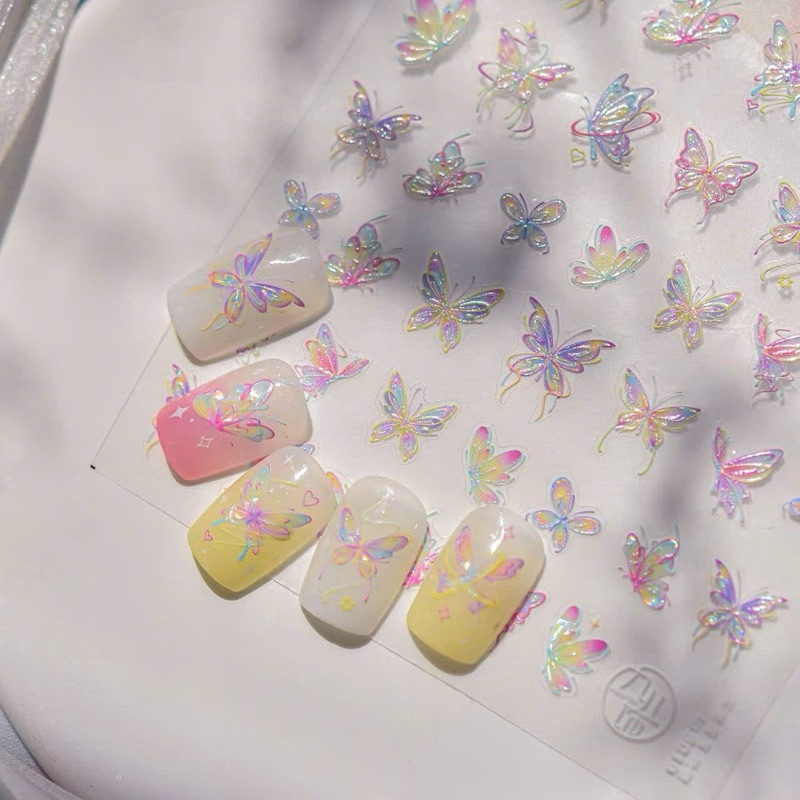 STICKER NỔI 5D B ƯỚM MÀU XINH ( 5019 )