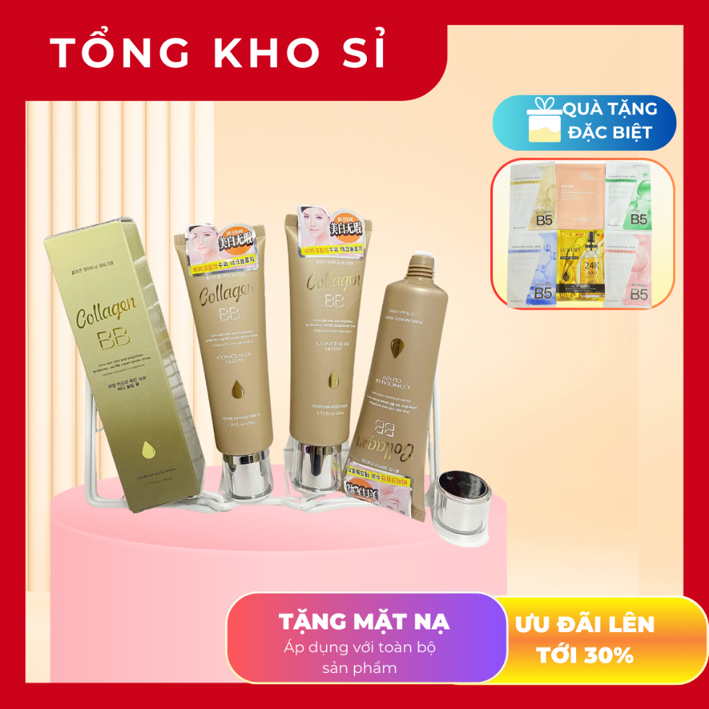 KEM NỀN BB COLLAGEN VÀNG HÀN QUỐC 50ML
