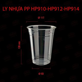 Ly nhựa khổng lồ 900ml - 800ml - 700ml - 650ml - 500ml - 380ml - 280ml - 140ml - 80ml sử dụng một lần - an toàn vệ sinh