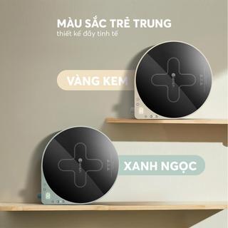 Bếp Từ Đơn Elmich ICE-8878 (Công Suất 1800W, Điều Chỉnh Núm Vặn & Cảm Ứng)
