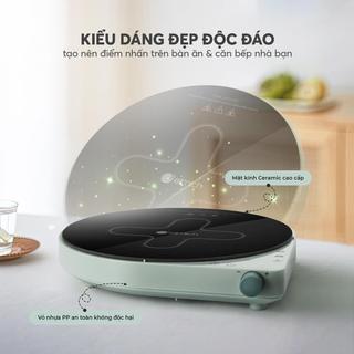 Bếp Từ Đơn Elmich ICE-8878 (Công Suất 1800W, Điều Chỉnh Núm Vặn & Cảm Ứng)