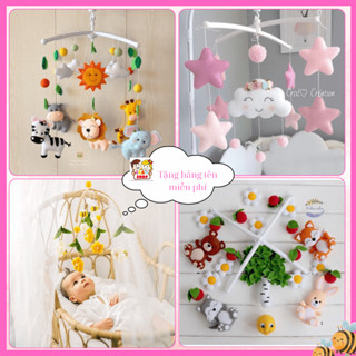 Đồ chơi treo nôi cho bé kích thích thị giác trẻ sơ sinh mẫu thú cưng mẹ Bean