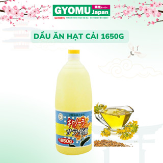  Dầu ăn hạt cải Canola chai 1650g Nhật Bản 