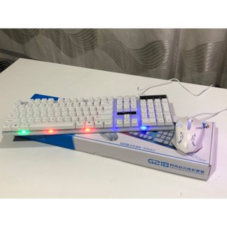  Bộ Phím Chuột Giả Cơ G21 Gaming Có Dây 2 Màu Trắng Đen - Hàng Chính Hãng. 