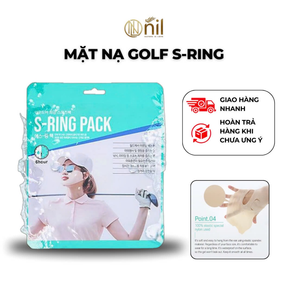 Mặt Nạ Golf, Chống Nắng S-Ring Pack – Dùng Khi Chơi Golf, Đi Ngoài Trời Hàn Quốc