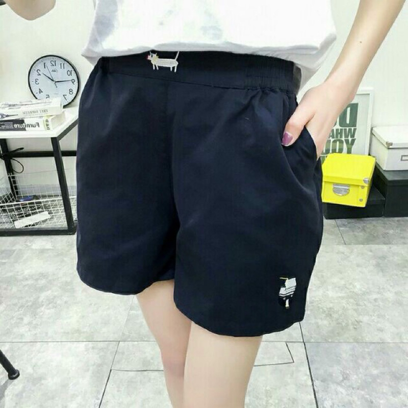 Quần Short Kaki Nữ Lưng Thun