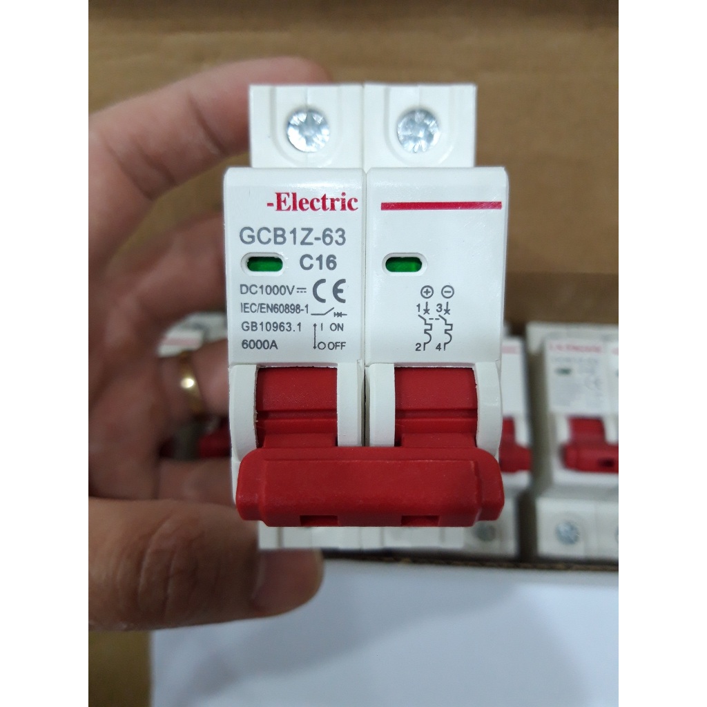 Bộ ngắt mạch dc 1000V 2P 16A VNA-ELECTRIC CB 1000V DC