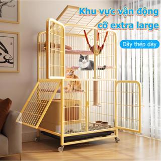 🐈Dogelsy🐕 Lồng Mèo 4 Tầng Chuồng Cho Mèo 2/3/4  Chuồng mèo Quá Khổ Tiện Lợi Chuồng chó