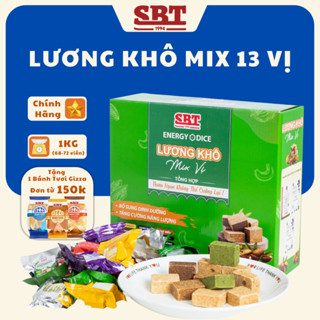 Lương Khô SBT Mix 13 Vị Hộp 1Kg Thơm Ngon Bổ Sung Năng Lượng