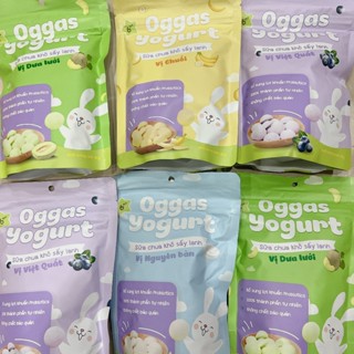 Sữa chua khô Oggas Yogurt sấy lạnh đủ vị