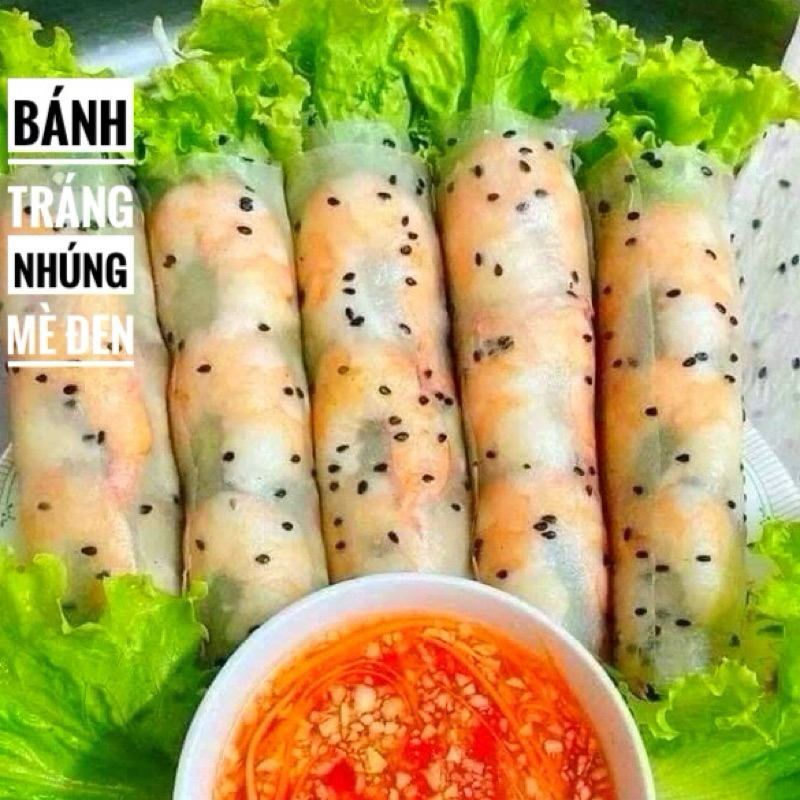 1kg Bánh tráng nhúng mè, bánh tráng cuốn Phan Rang