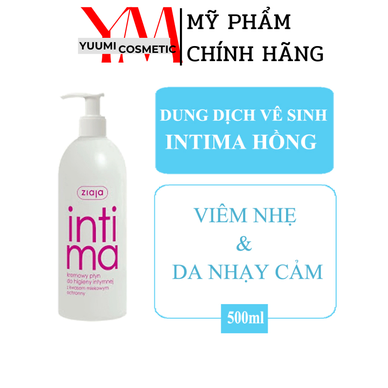 Dung Dịch Vệ Sinh Phụ Nữ Intima Ziaja 500ml Màu Hồng