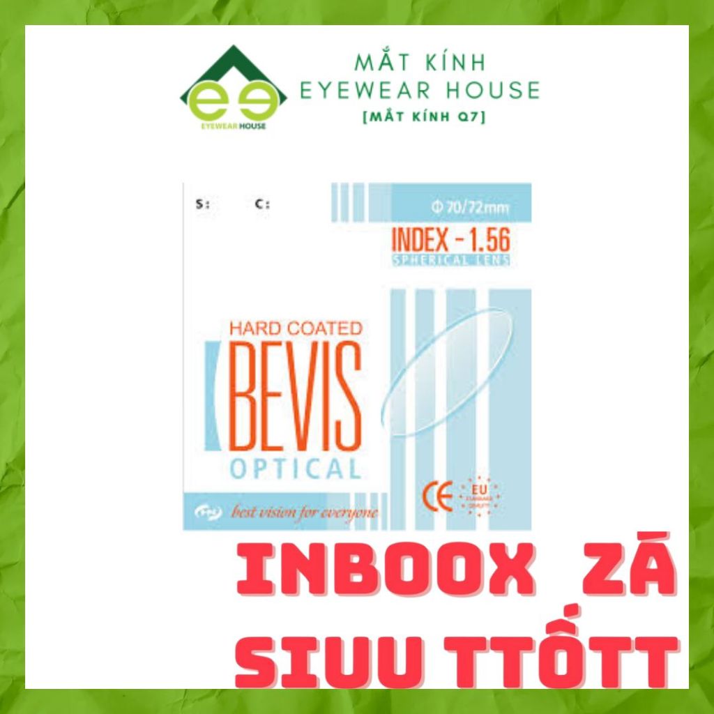 Tròng kính chống trầy Hàn Quốc Bevis 1.56