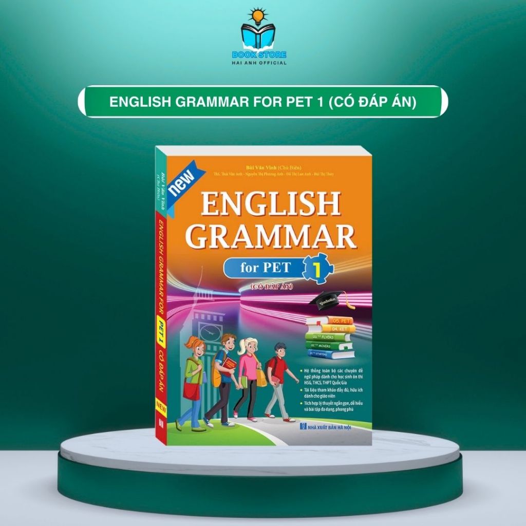 Sách - English grammar for PET 1 (có đáp án)