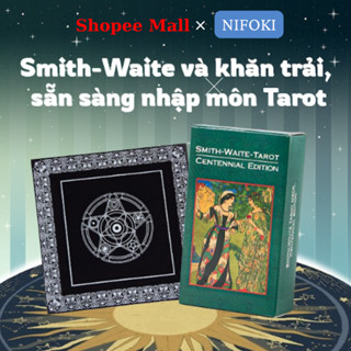  Bộ Bài Tarot Smith Waite Centennial Cao Cấp Bộ bài Tarot Size Thường và thảm trải tarot 