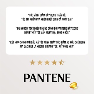 Dầu Gội PANTENE Pro-V Ngăn Rụng Tóc/ Phục Hồi Hư Tổn/ Suôn Mượt Óng Ả - Chai 300ML
