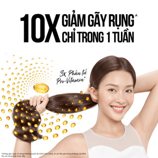 Dầu Gội PANTENE Pro-V Ngăn Rụng Tóc/ Phục Hồi Hư Tổn/ Suôn Mượt Óng Ả - Chai 300ML