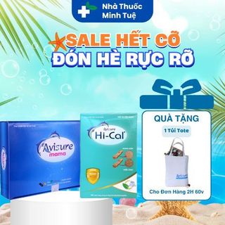  Bộ đôi Vitamin tổng hợp Avisure Mama - Canxi hữu cơ cho bà bầu và sau sinh Avisure Hical 120 viên 