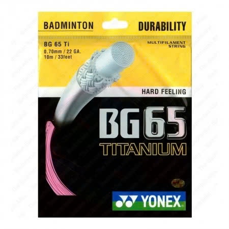 Dây Cước Cầu Lông Yonex BG65 Titanium Chính Hãng – Cảm Giác Đanh Rõ Rệt, Độ Bền Đáng Kinh Ngạc – Lướ