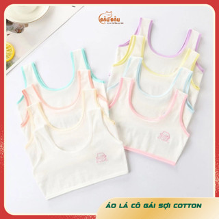 Áo lá cho bé gái tuổi dậy thì áo ngực bé gái mới lớn bra học sinh cấp 1 cấp 2 không đệm từ 28 đến 50kg
