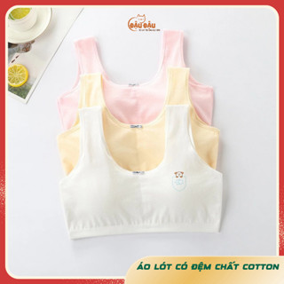 Áo ngực cho bé gái áo lá học sinh cấp 2 cấp 3 có đệm mỏng thông hơi , đồ lót trẻ em có mút từ 29-50kg