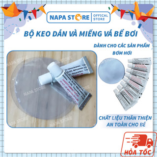  Combo 2 Bộ Keo Dán Và Miếng Vá Phao Bơi Bể Bơi Tiện Lợi An Toàn Sử Dụng Cho Các Sản Phẩm Bơm Hơi 