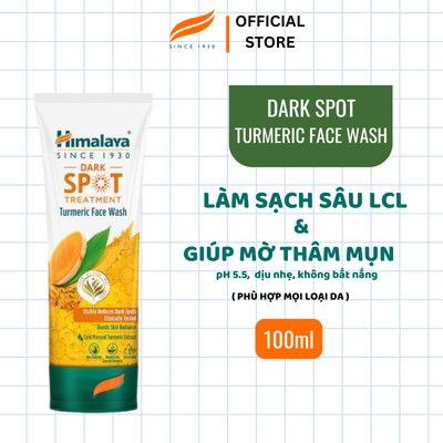 Sữa rửa mặt nghệ giảm thâm Himalaya Dark Spot Treatment Turmeric Face Wash 100ml