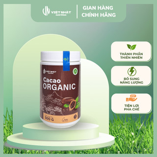 Sữa Bột Cacao Organic- Hộp 500gr - Việt Nhật Nutrition