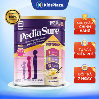  Sữa PediaSure BA ít ngọt cho bé 1-10 tuổi  hương vani  380g 800g 1600g chính hãng Kids Plaza 