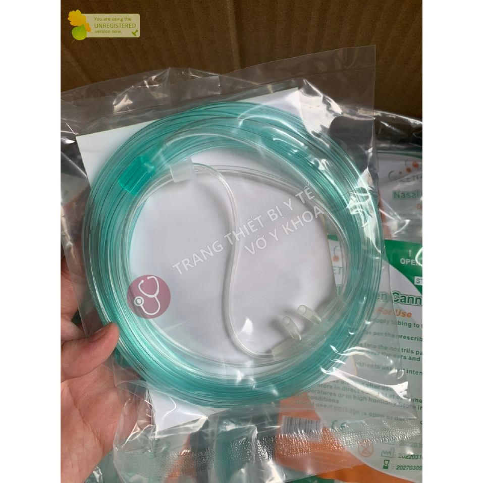 Dây thở oxy 2 nhánh đủ size XS/S/M/L