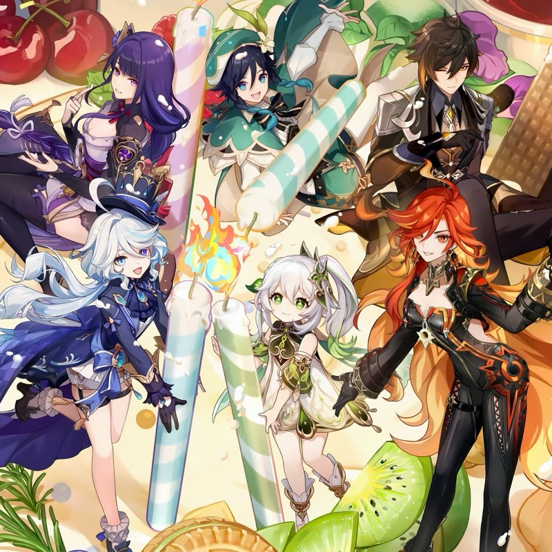 Hộp quà nhân phẩm hàng Artist Lucky Box Gacha Genshin Impact