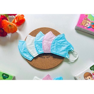 Combo 100 cái Khẩu Trang Trẻ Em 6D WINER 3 Lớp Bé 0-4 Tuổi