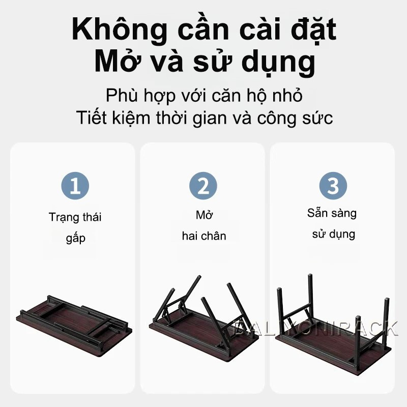 Bali Bàn Làm Việc Gấp Gọn Nhiều Kích Thước Lắp Đặt Nhanh Dùng Ngay Tiện Học Làm Việc | BigBuy360 - bigbuy360.vn
