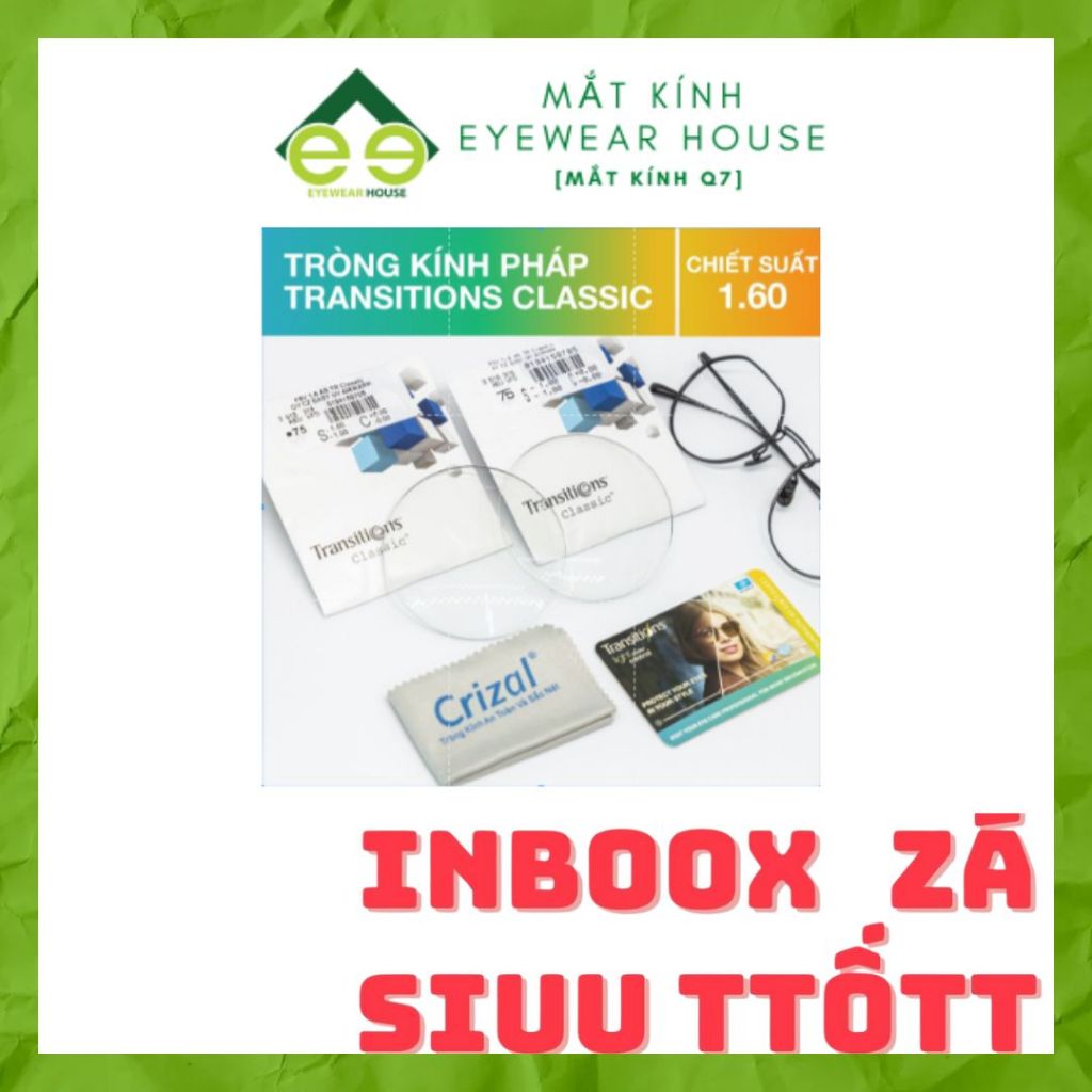 TRÒNG KÍNH ĐỔI MÀU ESSILOR TRANSITIONS CLASSIC